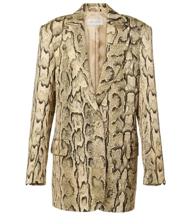 Dries Van Noten Snake-effect jacquard blazer | Thumbnail 1 Dries Van Noten Snake-effect jacquard blazer | Thumbnail 1
