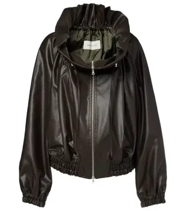 Dries Van Noten Cocoon gathered satin blouson | Thumbnail 1 Dries Van Noten Cocoon gathered satin blouson | Thumbnail 1