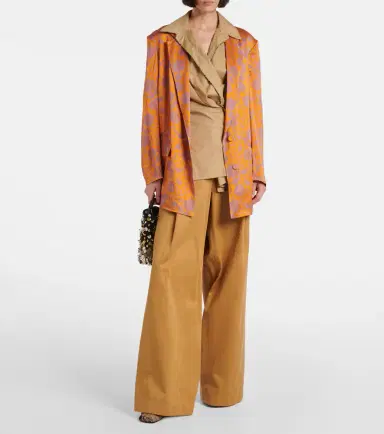 Dries Van Noten Floral jacquard blazer | Thumbnail 3 Dries Van Noten Floral jacquard blazer | Thumbnail 3