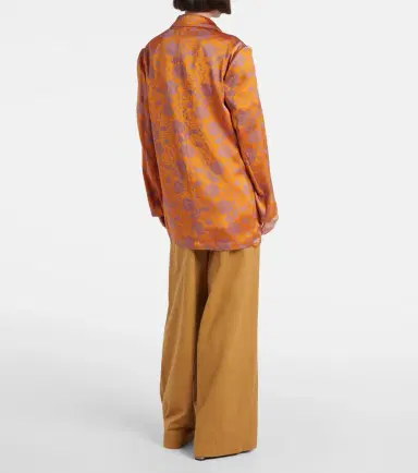 Dries Van Noten Floral jacquard blazer | Thumbnail 4 Dries Van Noten Floral jacquard blazer | Thumbnail 4