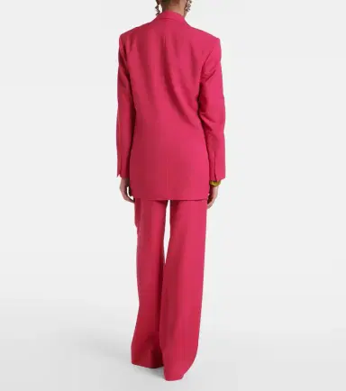 Dries Van Noten Oversized wool and mohair blazer | Thumbnail 4 Dries Van Noten Oversized wool and mohair blazer | Thumbnail 4