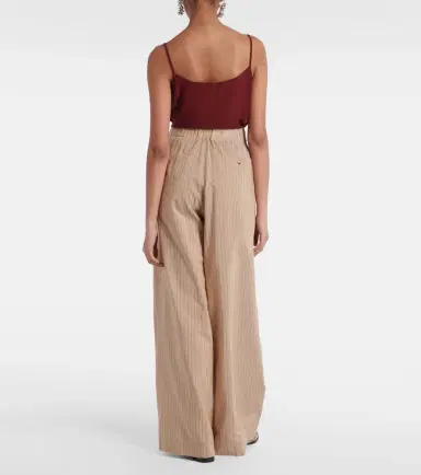 Dries Van Noten Striped cotton-blend palazzo pants | Thumbnail 2 Dries Van Noten Striped cotton-blend palazzo pants | Thumbnail 2