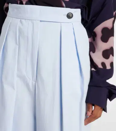 Dries Van Noten Cotton wide-leg pants | Thumbnail 3 Dries Van Noten Cotton wide-leg pants | Thumbnail 3