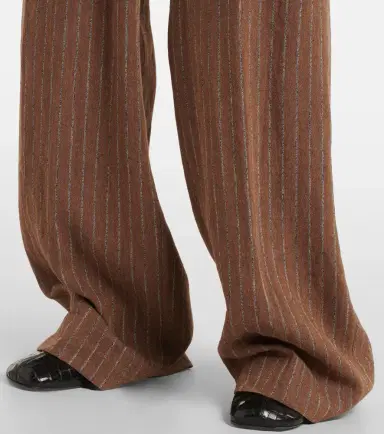 Dries Van Noten Linen-blend wide-leg pants | Thumbnail 4 Dries Van Noten Linen-blend wide-leg pants | Thumbnail 4