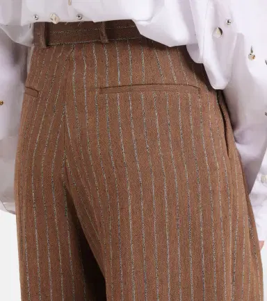 Dries Van Noten Linen-blend wide-leg pants | Thumbnail 6 Dries Van Noten Linen-blend wide-leg pants | Thumbnail 6