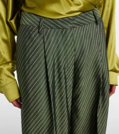 Dries Van Noten Striped high-rise wide-leg pants | Thumbnail 3 Dries Van Noten Striped high-rise wide-leg pants | Thumbnail 3