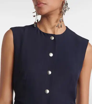 Dries Van Noten Gabardine midi dress | Thumbnail 5 Dries Van Noten Gabardine midi dress | Thumbnail 5