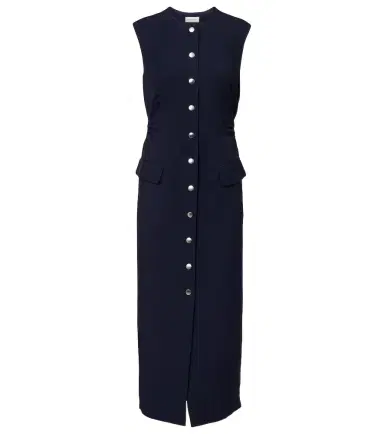 Dries Van Noten Gabardine midi dress | Thumbnail 1 Dries Van Noten Gabardine midi dress | Thumbnail 1