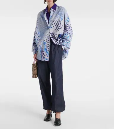 Dries Van Noten Denim straight pants | Thumbnail 6 Dries Van Noten Denim straight pants | Thumbnail 6