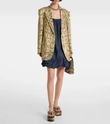 Dries Van Noten Denim minidress | Thumbnail 3 Dries Van Noten Denim minidress | Thumbnail 3