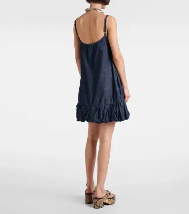 Dries Van Noten Denim minidress | Thumbnail 4 Dries Van Noten Denim minidress | Thumbnail 4