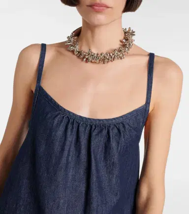 Dries Van Noten Denim minidress | Thumbnail 6 Dries Van Noten Denim minidress | Thumbnail 6
