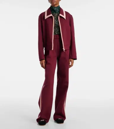 Dries Van Noten High-rise cotton-blend wide-leg pants | Thumbnail 5 Dries Van Noten High-rise cotton-blend wide-leg pants | Thumbnail 5