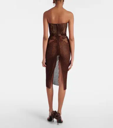 Magda Butrym Crochet cotton bustier dress | Thumbnail 4 Magda Butrym Crochet cotton bustier dress | Thumbnail 4