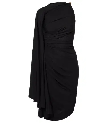 Bottega Veneta Embellished draped jersey midi dress | Thumbnail 1 Bottega Veneta Embellished draped jersey midi dress | Thumbnail 1