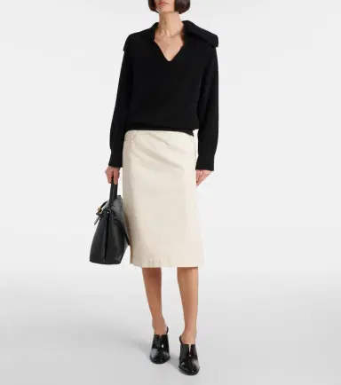 Bottega Veneta Denim midi skirt | Thumbnail 3 Bottega Veneta Denim midi skirt | Thumbnail 3