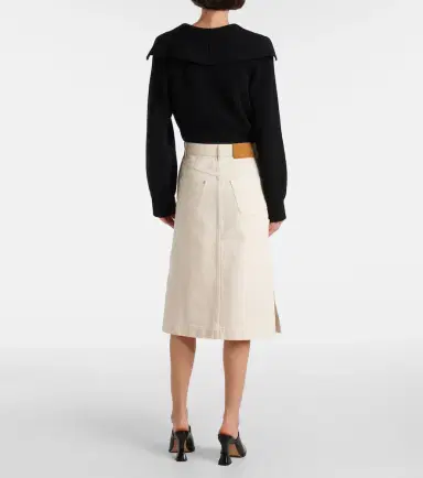 Bottega Veneta Denim midi skirt | Thumbnail 6 Bottega Veneta Denim midi skirt | Thumbnail 6