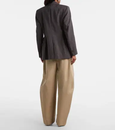 Bottega Veneta Cotton twill wide-leg pants | Thumbnail 6 Bottega Veneta Cotton twill wide-leg pants | Thumbnail 6