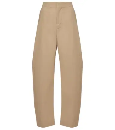 Bottega Veneta Cotton twill wide-leg pants | Thumbnail 1 Bottega Veneta Cotton twill wide-leg pants | Thumbnail 1