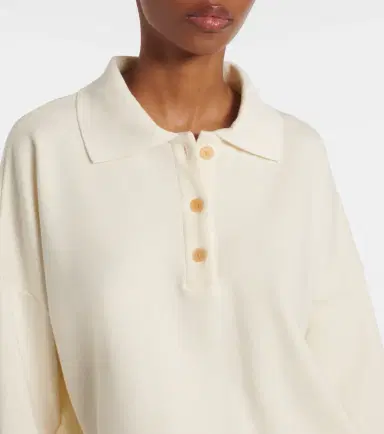 The Row Corzas cotton and cashmere polo sweater | Thumbnail 2 The Row Corzas cotton and cashmere polo sweater | Thumbnail 2