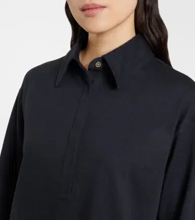 The Row Roddie cotton and silk jersey polo shirt | Thumbnail 2 The Row Roddie cotton and silk jersey polo shirt | Thumbnail 2