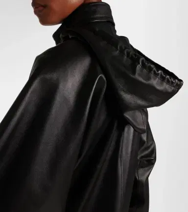 The Row Jilly oversized leather bomber jacket | Thumbnail 2 The Row Jilly oversized leather bomber jacket | Thumbnail 2