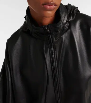 The Row Jilly oversized leather bomber jacket | Thumbnail 5 The Row Jilly oversized leather bomber jacket | Thumbnail 5