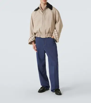 Bottega Veneta Intrecciato leather twill blouson | Thumbnail 2 Bottega Veneta Intrecciato leather twill blouson | Thumbnail 2