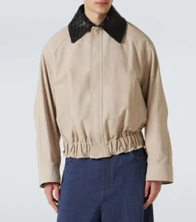 Bottega Veneta Intrecciato leather twill blouson | Thumbnail 5 Bottega Veneta Intrecciato leather twill blouson | Thumbnail 5