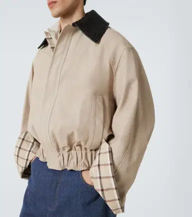Bottega Veneta Intrecciato leather twill blouson | Thumbnail 6 Bottega Veneta Intrecciato leather twill blouson | Thumbnail 6