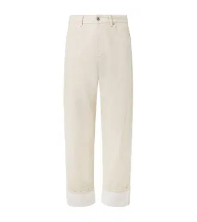 Bottega Veneta Patch-appliqué wide-leg jeans | Thumbnail 1 Bottega Veneta Patch-appliqué wide-leg jeans | Thumbnail 1