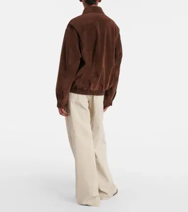 The Row Roana suede bomber jacket | Thumbnail 5 The Row Roana suede bomber jacket | Thumbnail 5