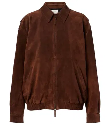 The Row Roana suede bomber jacket | Thumbnail 1 The Row Roana suede bomber jacket | Thumbnail 1