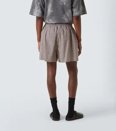 Balenciaga Checked cotton shorts | Thumbnail 5 Balenciaga Checked cotton shorts | Thumbnail 5