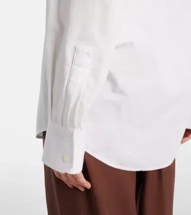 Saint Laurent Cassandre cotton poplin shirt | Thumbnail 6 Saint Laurent Cassandre cotton poplin shirt | Thumbnail 6