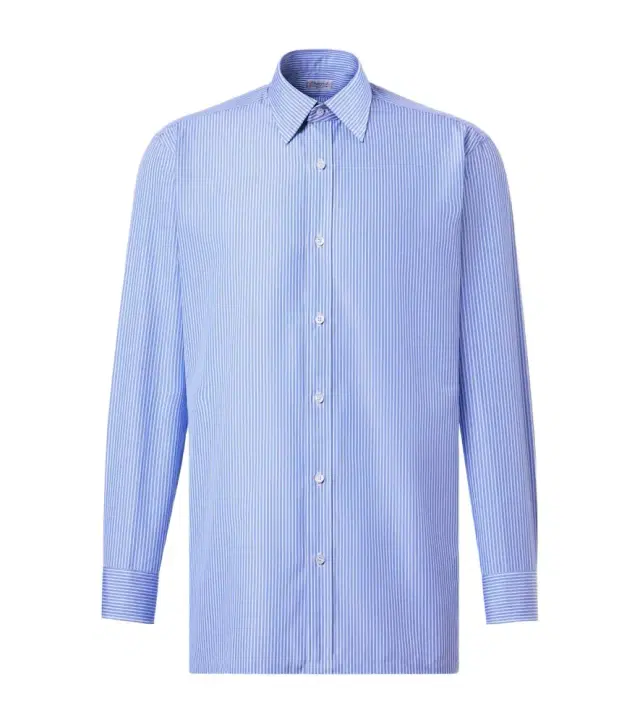 Striped cotton poplin shirt Striped cotton poplin shirt