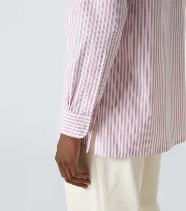 Charvet Striped cotton poplin shirt | Thumbnail 2 Charvet Striped cotton poplin shirt | Thumbnail 2