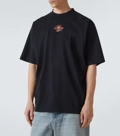 Balenciaga Logo cotton jersey T-shirt | Thumbnail 3 Balenciaga Logo cotton jersey T-shirt | Thumbnail 3
