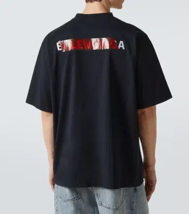 Balenciaga Logo cotton jersey T-shirt | Thumbnail 5 Balenciaga Logo cotton jersey T-shirt | Thumbnail 5