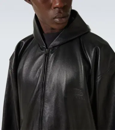 Balenciaga Hooded leather blouson | Thumbnail 6 Balenciaga Hooded leather blouson | Thumbnail 6