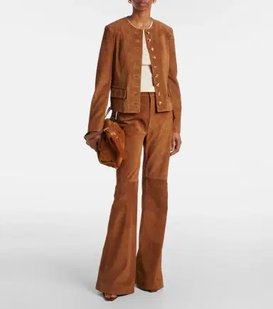 Nili Lotan Roe suede flared pants | Thumbnail 4 Nili Lotan Roe suede flared pants | Thumbnail 4