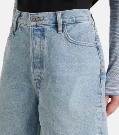 Frame Timeless denim shorts | Thumbnail 2 Frame Timeless denim shorts | Thumbnail 2