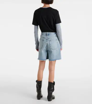 Frame Timeless denim shorts | Thumbnail 4 Frame Timeless denim shorts | Thumbnail 4