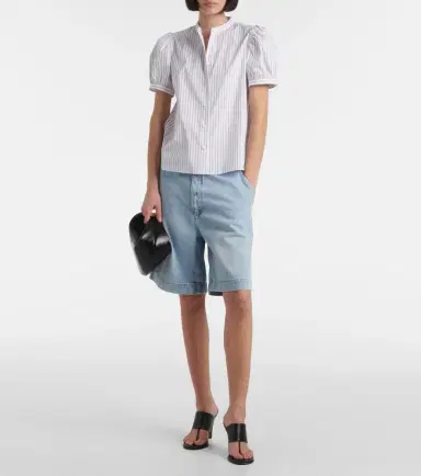 Frame The Trouser Short denim Bermuda shorts | Thumbnail 2 Frame The Trouser Short denim Bermuda shorts | Thumbnail 2