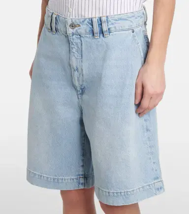 Frame The Trouser Short denim Bermuda shorts | Thumbnail 3 Frame The Trouser Short denim Bermuda shorts | Thumbnail 3