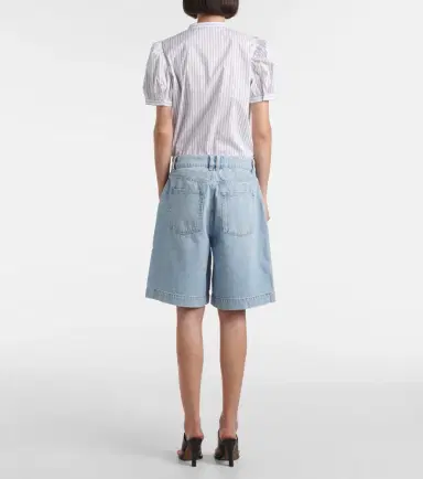 Frame The Trouser Short denim Bermuda shorts | Thumbnail 5 Frame The Trouser Short denim Bermuda shorts | Thumbnail 5