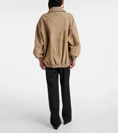 Nour Hammour Beck suede bomber jacket | Thumbnail 3 Nour Hammour Beck suede bomber jacket | Thumbnail 3