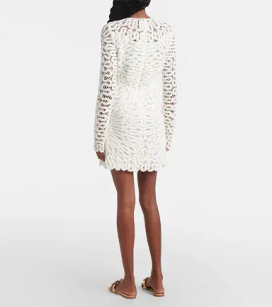 Simkhai Mccall crochet cotton minidress | Thumbnail 3 Simkhai Mccall crochet cotton minidress | Thumbnail 3