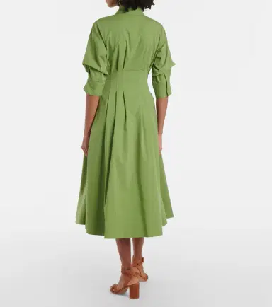 Simkhai Jazz cotton-blend poplin midi dress | Thumbnail 2 Simkhai Jazz cotton-blend poplin midi dress | Thumbnail 2