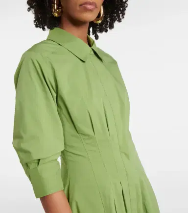 Simkhai Jazz cotton-blend poplin midi dress | Thumbnail 4 Simkhai Jazz cotton-blend poplin midi dress | Thumbnail 4